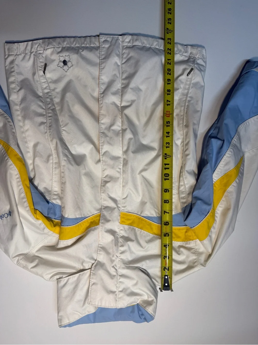 Columbia Kids‎ Cream, Light Blue & Yellow Ski Jacket